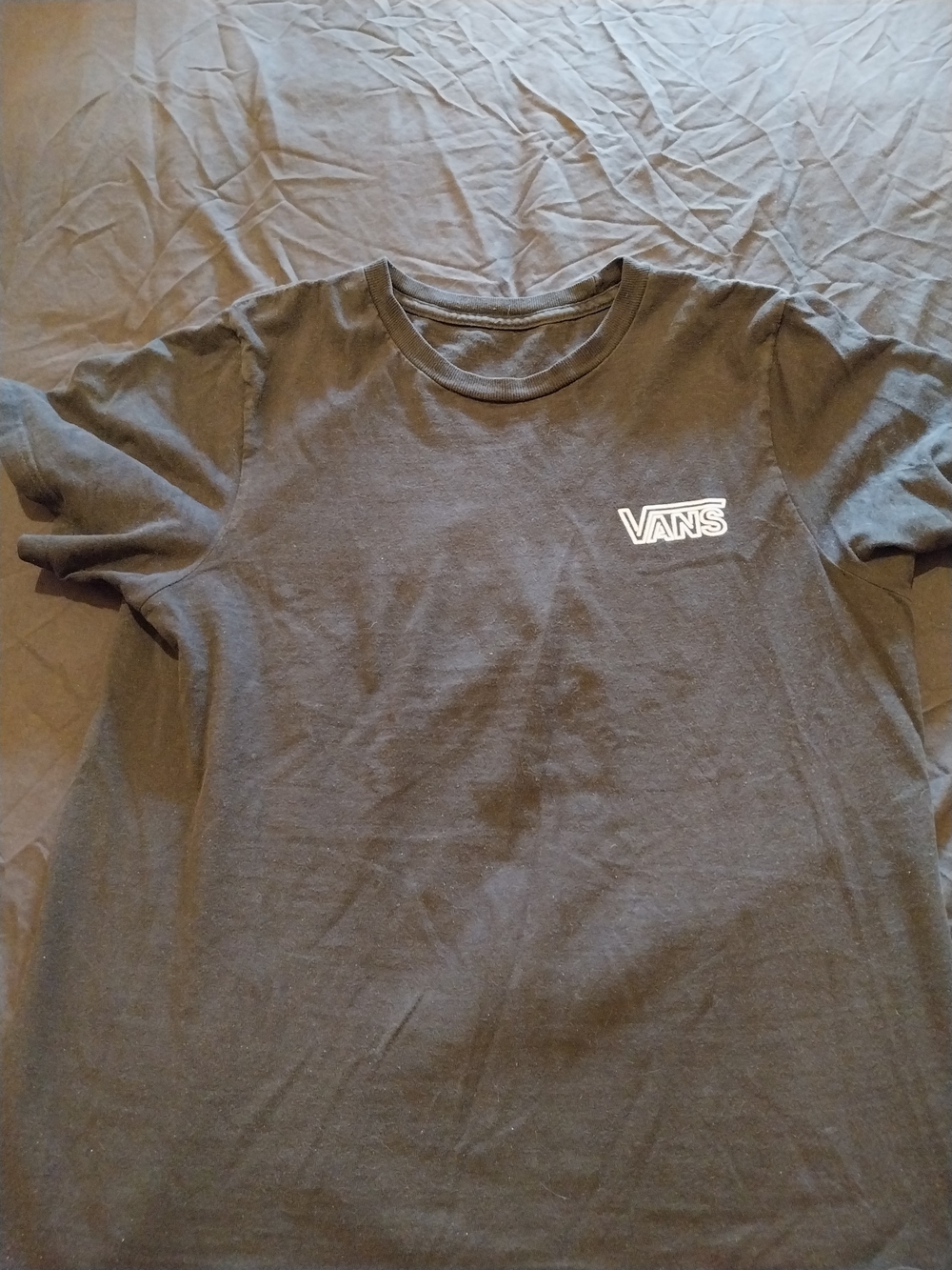 Vans Black Short Sleeve Logo Tee